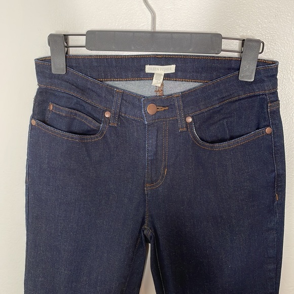 NWOT Eileen Fisher Organic Cotton skinny jeans - Picture 7 of 8